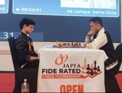 Lutfi Ali Gagal Gusur Novendra di JAPFA FIDE Rated 2026