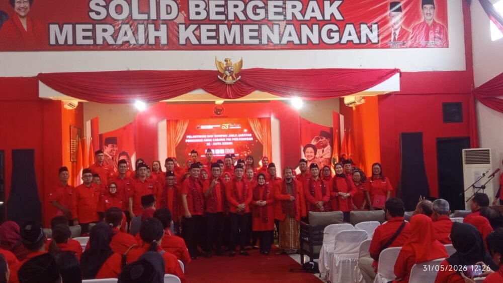PDIP Kediri Perkuat Kader Muda dan Perempuan Lewat Pelantikan Pengurus PAC