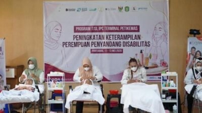 Program Tanggung Jawab Sosial dan Lingkungan (TJSL) berupa Pelatihan Keterampilan Perawatan Wajah dan Tubuh bagi Terapis Perempuan Penyandang Disabilitas di Kalimantan Barat. (Foto: ist)