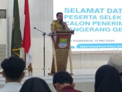 Pemkab Tangerang Seleksi 1.570 Mahasiswa Penerima Beasiswa, Bupati : 2026 Meningkat Tiga Kali Lipat