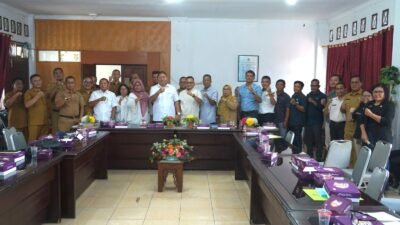 Sekda Kabupaten Asahan, Drs. Zainal Aripin Sinaga, M.H., menghadiri rapat sinkronisasi revisi RTRW Kabupaten Asahan 2026-2046 di Dinas Perkim Sumut. (Foto: ist/sp).