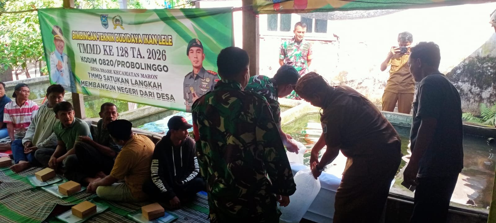 Program non fisik TMMD Ke-128 Kodim 0820/Probolinggo terus memberikan manfaat nyata bagi masyarakat. (Foto: ist)