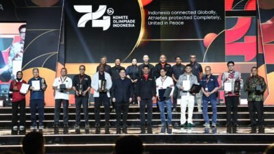 NOC Indonesia Beri The Game Changer Award untuk Rizki Juniansyah hingga Bob Hasan