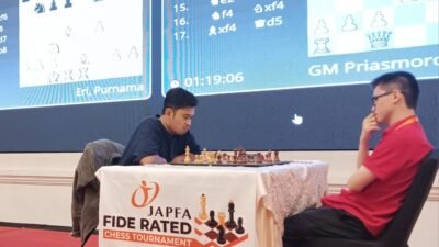 GM Novendra Priasmoro Pimpin JAPFA FIDE Rated 2026