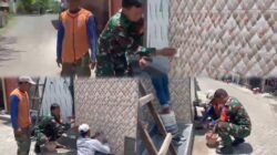 Babinsa Pimpin Renovasi Mushola Al Ikhlas
