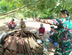Ingatkan Satgas TMMD Jaga Sinergi Dan Faktor Keamanan, Kapten Inf Yahudin Beri Pengarahan dan Motivasi Di Lokasi Pembangunan Tandon