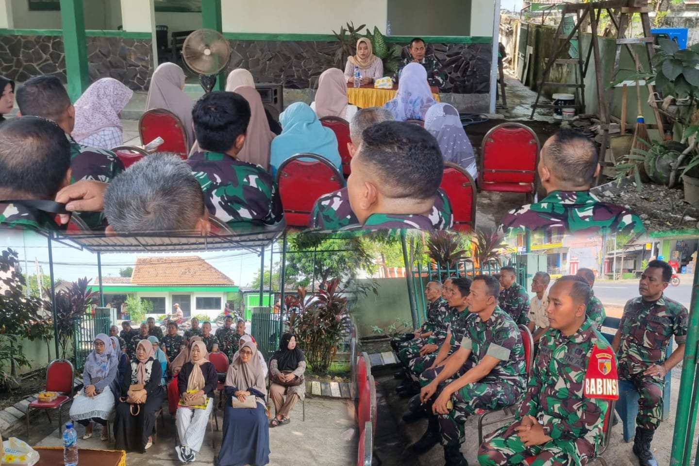 Koramil 0819/05 Grati bersama Persit Ranting 6 Grati menggelar kegiatan Jam Komandan Anggota dan Pertemuan Bulanan Persit di Makoramil 0819/05 Grati, Kecamatan Grati, Kabupaten Pasuruan, Jawa Timur, Sabtu (09/05/2026). (Foto: ist)