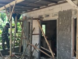RTLH Milik Warga Dusun Klagin Desa Brabe Telah Mencapai 75 Persen, Satgas TMMD Ke-128 Optimis Tuntas Sesuai Target