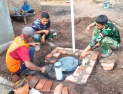 Sanitasi Warga di Dusun Ledok Hampir Rampung, TMMD Ke-128 Kodim 0820 Sasar 90 Persen