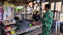 Wujudkan Kehidupan yang Tentram, Koramil Wonoasih Lakukan Patroli Wilayah Binaan