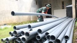 Satgas TMMD ke-128 Tuntaskan Pemasangan Pipanisasi SPAM di Dusun Kloangan