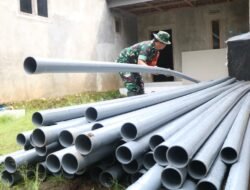 Satgas TMMD ke-128 Tuntaskan Pemasangan Pipanisasi SPAM di Dusun Kloangan