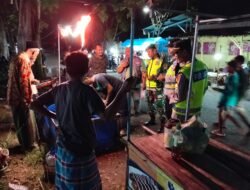 Berikan Ketenangan Dan Kenyamanan, Koramil Sumberasih Patroli Bersama Cipta Kondisi