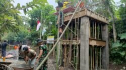 Progres Pembangunan Tower Tandon SPAM TMMD ke-128 Masuki Tahap Pengecoran Lantai Dasar