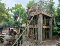 Progres Pembangunan Tower Tandon SPAM TMMD ke-128 Masuki Tahap Pengecoran Lantai Dasar