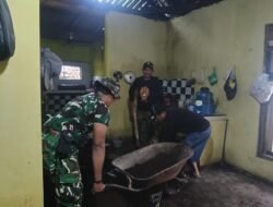 TMMD Ke-128 Kodim 0820/Probolinggo, Pembangunan Sanitasi Khoirun Nisa di Dusun Sumur Capai 40 Persen