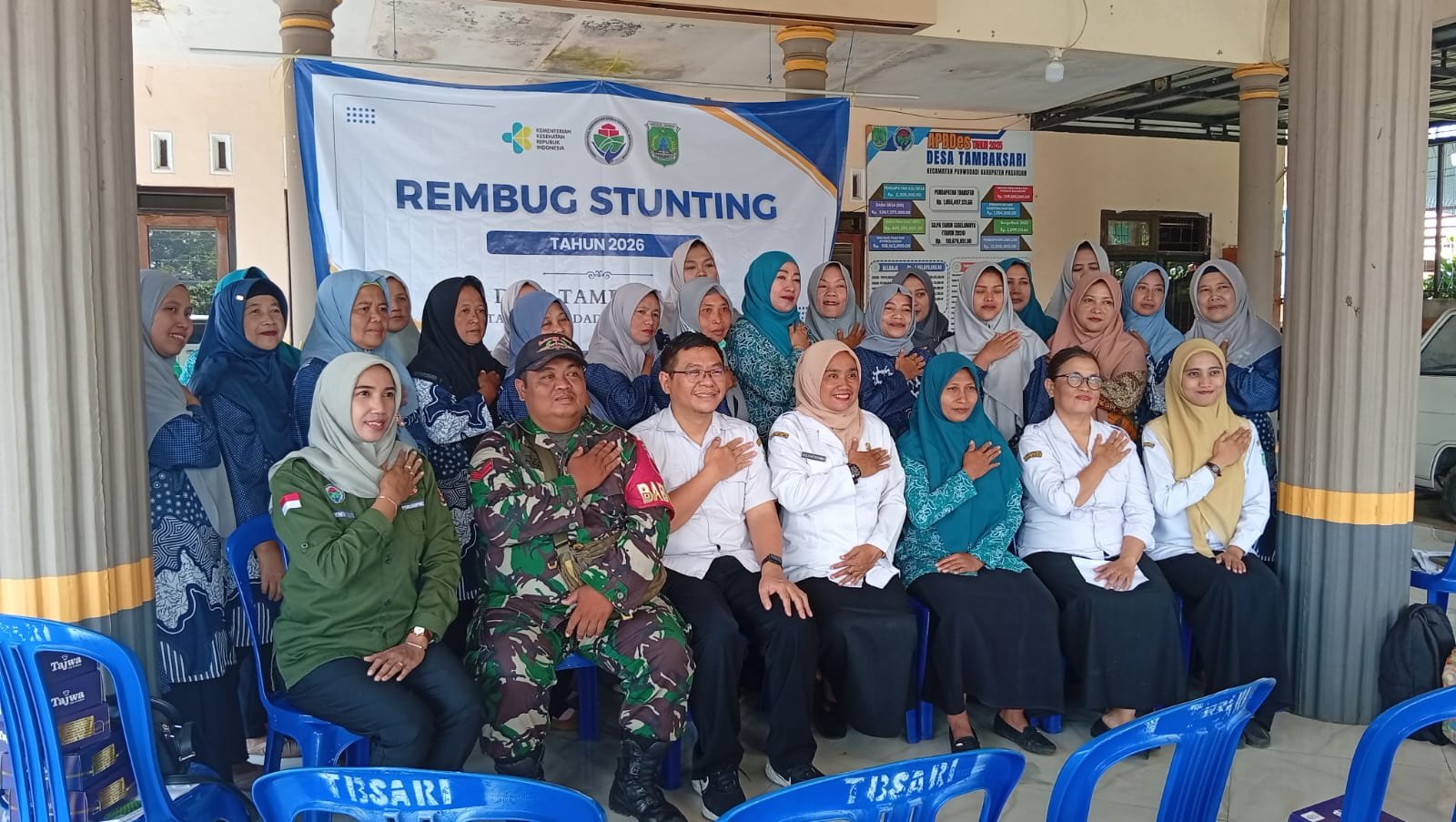 Upaya percepatan penanganan stunting terus digencarkan di wilayah Kecamatan Purwodadi digelar di Balai Desa Tambaksari, Kecamatan Purwodadi, Kabupaten Pasuruan, Rabu (6/5/2026). (Foto: ist)