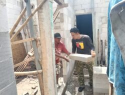 Pembangunan RTLH TMMD Ke-128 Capai Progres 70 Persen di Desa Brabe