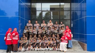 Polisi Sahabat Anak, Satlantas Polresta Sidoarjo Edukasi Tertib Lalu Lintas Sejak Dini