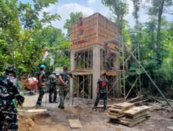 Air Bersih Mengalir Harapan Baru, Danrem 083/Baladika Jaya Tinjau Pipanisasi SPAM TMMD ke-128 di Desa Brabe