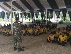 Koramil Wonomerto Tanamkan Kedisiplinan Dan Pembentukan Karakter Siswa Melalui MPLS