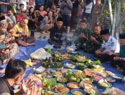 Jembatan Bailey Bisa Dilalui, Masyarakat Desa Negororejo Gelar Tasyakuran