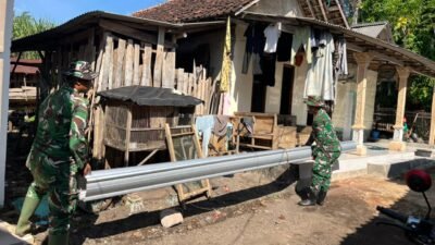 Pembangunan fasilitas sanitasi milik Rosida di Dusun Klagin RT 17 RW 07 Desa Brabe, Kecamatan Maron, Kabupaten Probolinggo, telah mencapai progres 90 persen. (Foto: ist).