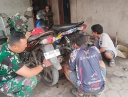 Usaha Bengkel di Desa Brabe Ramai Seiring Berjalannya TMMD Ke-128
