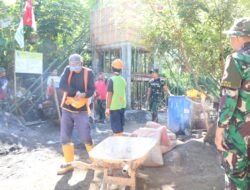 Pastikan Kesehatan Personel Dan Masyarakat, Tim Kesehatan Satgas TMMD Ke-128 Selalu Hadir disetiap Kegiatan