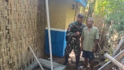 Pembangunan tangki septik individu milik Halimah warga Dusun Sumur RT 14 RW 05, Desa Brabe, Kecamatan Maron, Kabupaten Probolinggo telah rampung 100 persen dan siap difungsikan. (Foto: ist).