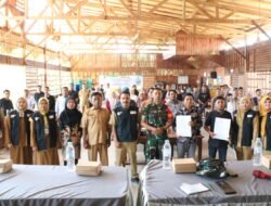 Semangat Pelaku Usaha Desa Brabe Tumbuh Lewat Penyuluhan UMKM dan Koperasi TMMD Ke-128