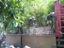 Dukungan Matrial Datang, Satgas TMMD Ke-128 Percepat Pengerjaan Infrastruktur