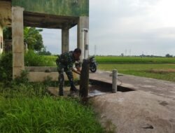 Berkah Sumur Bor Program TMMD, Lahan Pertanian Desa Widoro Tidak Lagi Kesulitan Air