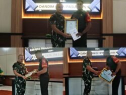 Dandim 0819 Pasuruan Beri Penghargaan Babinsa Grati, Aksi Heroik Gagalkan Curanmor Jadi Teladan Prajurit