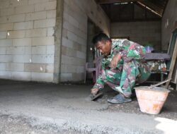 RTLH Milik Rafiah Fokus Pada Perbaikan Lantai