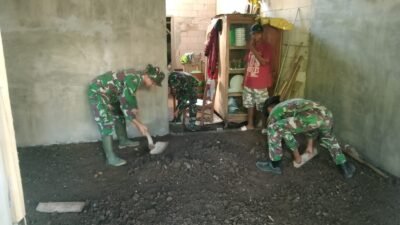 Menyulam Harapan di Usia Senja, Rumah Ibu Sayani Mulai Berdiri Lewat Sentuhan TMMD