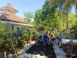 Menuju 500 Meter, Semangat Gotong Royong Warnai Pavingisasi TMMD di Dusun Klagin