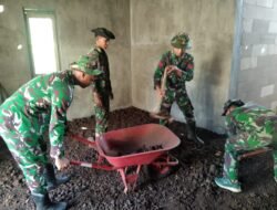 TMMD Ke-128 Tinggal Hitungan Hari, Satgas Percepat Proses Pembangunan RTLH Milik Sayani