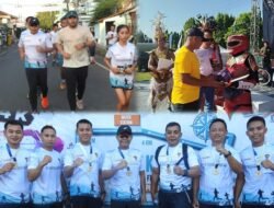 Dandim 0819 Bersama Forkopimda Ramaikan Jaladri Run HUT Yonzipur 10/JP/2 Kostrad