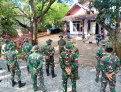 Satgas TMMD Ke-128 Kodim 0820/Probolinggo Periksa Kesiapan Anggota Sebelum Memulai Pemasangan Paving di Dusun Klagin