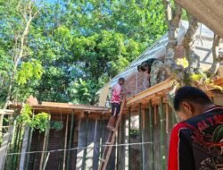 Pembangunan Mushola Baiturrahim Memasuki Tahap Pengecoran Atap Kamar Mandi