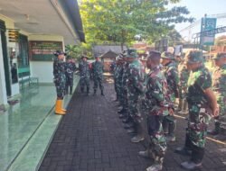 Disiplin dan Semangat Gotong Royong Warnai Apel Pagi Satgas TMMD Ke-128 di Maron