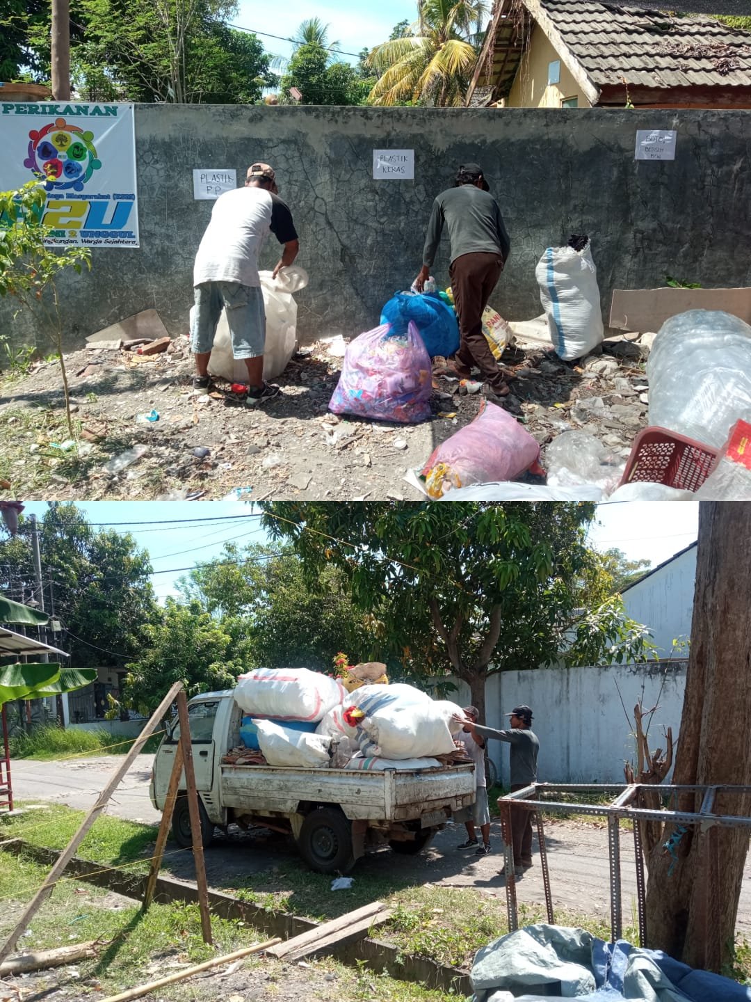 Musyawarah pengurus KSM Harmoni Dua Unggul (H2U) di Desa Bendungan, Kecamatan Kraton, Kabupaten Pasuruan, menghasilkan keputusan baru terkait SOP pengiriman barang rongsokan. (Foto: ist)