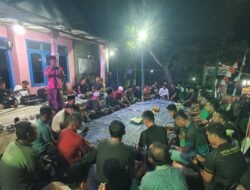 Wujud Syukur Program TMMD Hampir Selesai, Warga Bersama Satgas Gelar Tasyakuran