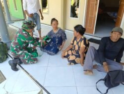 Sentuhan Kesehatan di Tengah Pembangunan: Satgas TMMD Hadirkan Layanan Medis Gratis untuk Warga Brabe