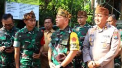 Tim Wasev Sterad TNI Tinjau Program TMMD Ke-128 di Desa Brabe
