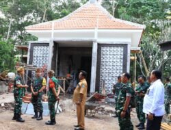 Tim Wasev Sterad TNI Tinjau Sejumlah Titik Pembangunan TMMD Ke-128 di Desa Brabe