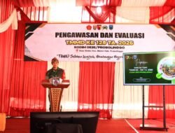 Tim Wasev Sterad TNI Terima Paparan Pelaksanaan TMMD dari Dandim 0820/Probolinggo