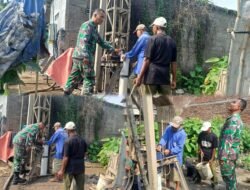 Pastikan Program TNI Manunggal Air Tepat Sasaran, Danramil Rejoso Tinjau Langsung Pengeboran Air di Arjosari