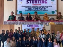 Sinergi Babinsa dan Warga Desa Ngadiwono Tekan Angka Stunting